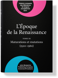 cover of XXVI. L’Époque de la Renaissance (1400–1600): Tome III: maturations et mutations (1520–1560)